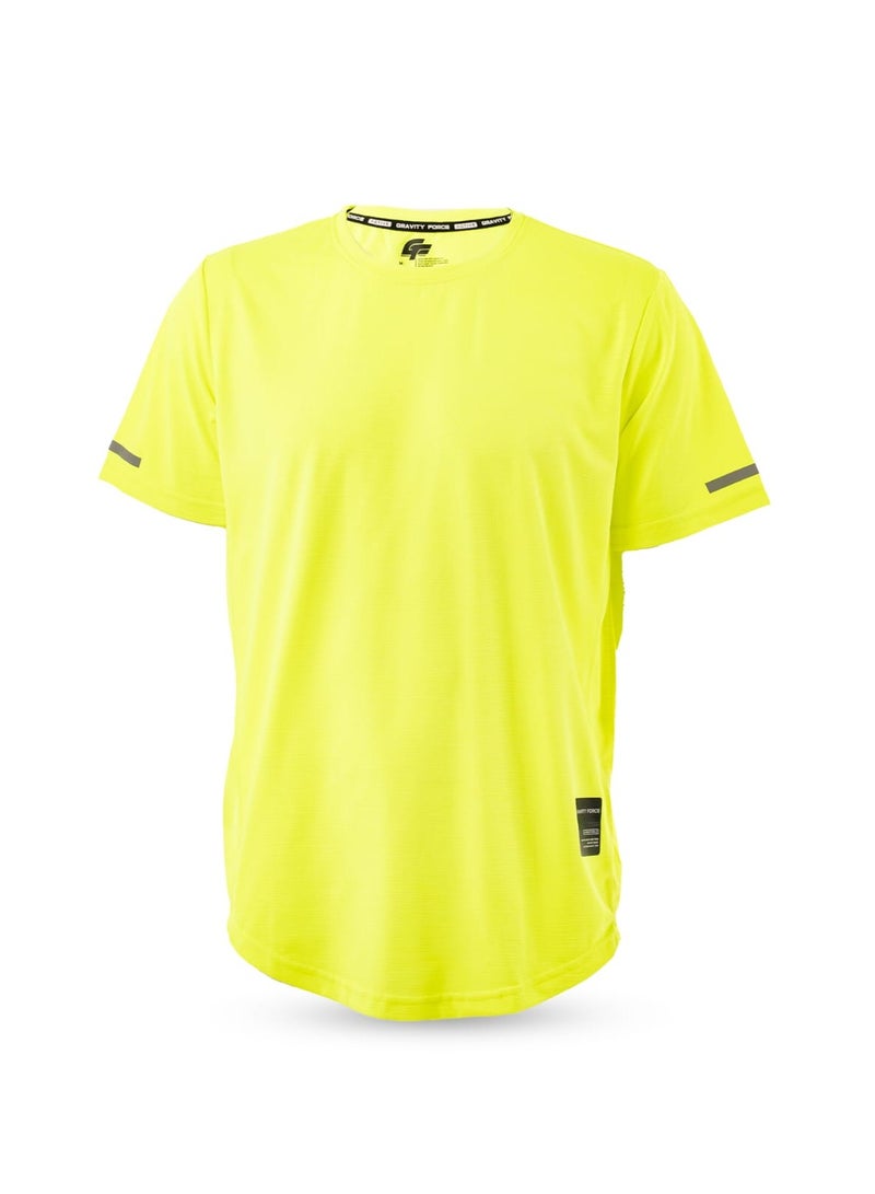 گریوِٹی فورس تي شيرت جرافيتي فورس رجالي بقصة كلاسيكية | قماش خفيف الوزن وقابل للتنفس وسريع التجفيف | كم قصير للتمارين الرياضية والجيم والنشاطات الخارجية | تي شيرت مريح للاستخدام اليومي والنشاط البدني - Image 1